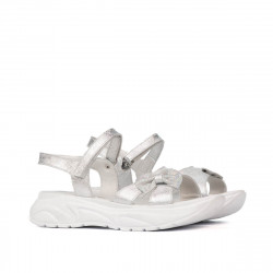 Sandali per bambini 538 bianco madreperla (argento)