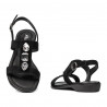 Sandali donna 5073 nero velluto