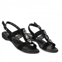 Sandali donna 5073 nero velluto