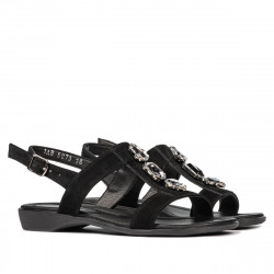 Sandali donna 5073 nero velluto