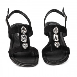 Sandali donna 5073 nero velluto