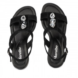 Sandali donna 5073 nero velluto