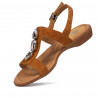 Sandali donna 5073 camoscio cammello