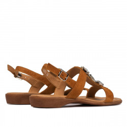 Sandali donna 5073 camoscio cammello