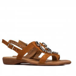 Sandali donna 5073 camoscio cammello