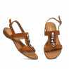 Sandali donna 5073 camoscio cammello