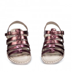 Sandali donna 5077 viola perlato