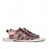 Sandali donna 5077 viola perlato