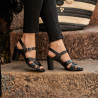 Sandali donna 1284 nero lifestyle