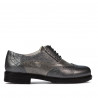 Scarpe casual donna 683 grigio perla