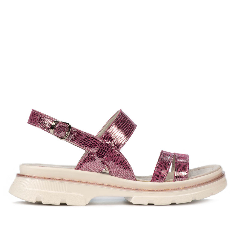 Sandali donna 5075 viola perlato