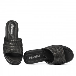Sandali donna 5074 pitone nero