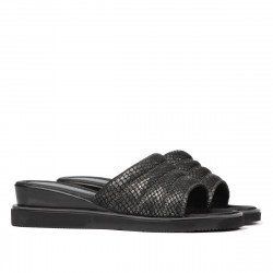 Sandali donna 5074 pitone nero