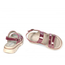 Sandali donna 5075 viola perlato