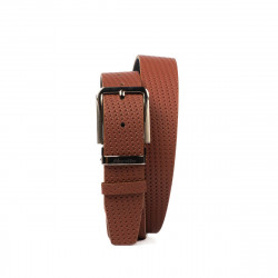Cintura uomo 50b marrone pressata
