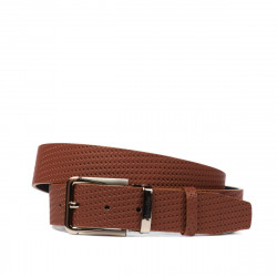 Cintura uomo 50b marrone pressata