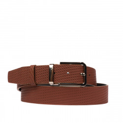 Cintura uomo 50b marrone pressata