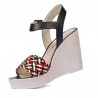 Sandali donna 5080 indaco combinato