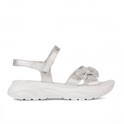 Sandali per bambini 538 bianco madreperla (argento)