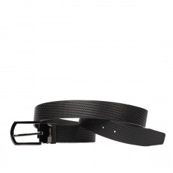 Cintura uomo 51b nero stampato