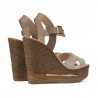 Sandali donna 5078 beige+oro