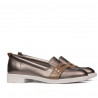 Scarpe casual/eleganti donna 6037 rame combinato