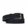 Cintura uomo 05bc blu velluto