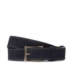 Cintura uomo 05bc blu velluto