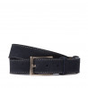 Cintura uomo 05bc blu velluto