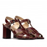 Sandali donna 1284 bordeaux