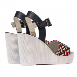 Sandali donna 5080-1 indaco combinato