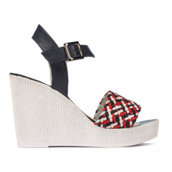 Sandali donna 5080-1 indaco combinato