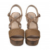 Sandali donna 5079 cappuccino