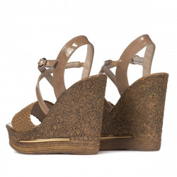 Sandali donna 5079 cappuccino