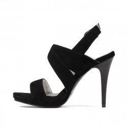 Sandali donna 1286 nero antilope