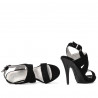 Sandali donna 1286 nero antilope