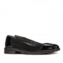 Ballerine donna 6036 nero combinato