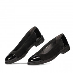 Ballerine donna 6036 nero combinato