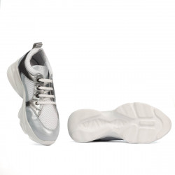 Scarpe sportive donna 6038 azzurro perla combinato