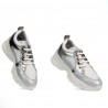 Scarpe sportive donna 6038 azzurro perla combinato
