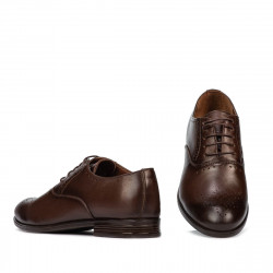 Scarpe eleganti adolescenti 380 a caffè
