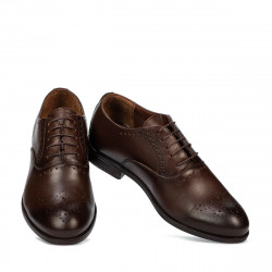 Scarpe eleganti adolescenti 380 a caffè