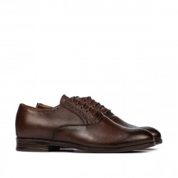 Scarpe eleganti adolescenti 380 a caffè