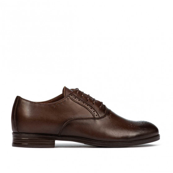 Scarpe eleganti adolescenti 380 a caffè