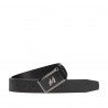 Cintura uomo 38b nero pressato