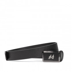 Cintura uomo 38b nero pressato