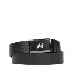 Cintura uomo 38b nero pressato