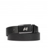 Cintura uomo 38b nero pressato
