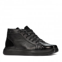 Stivaletti uomo 4125 nero combinato