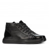 Stivaletti uomo 4125 nero combinato